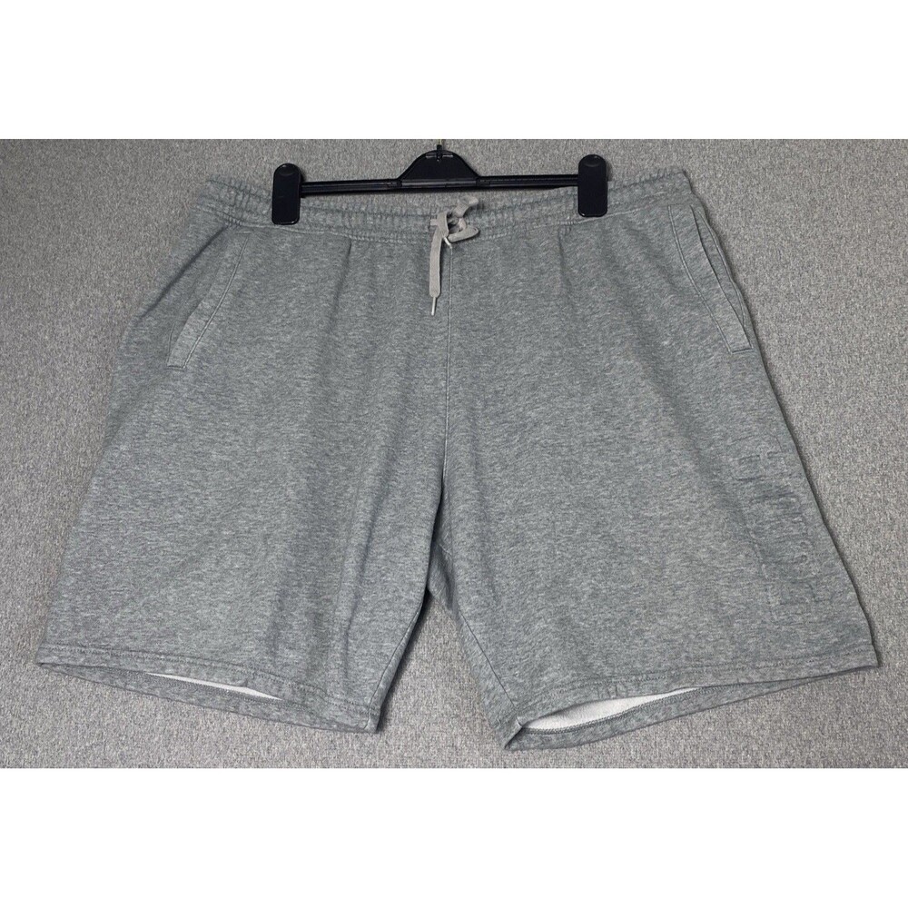Puma Sportswear Mens XXL Heather Grey Fleece Sweat Shorts ( Waist 42”)